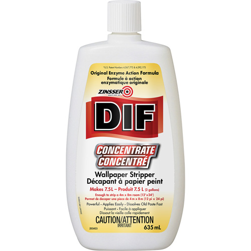 D&eacute;capant &agrave; papier peint en liquide concentr&eacute; Zinsser DIF, 635 ml, Bouteille Northern Industrial Supply Inc.