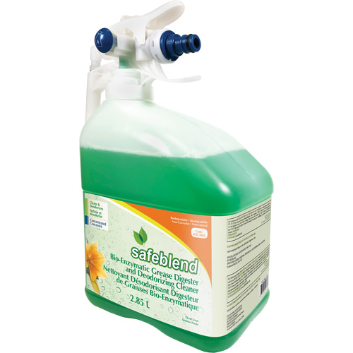 Produit d&eacute;graissant concentr&eacute; &agrave; base denzyme et nettoyant d&eacute;sodorisant, Cruche Northern Industrial Supply Inc.