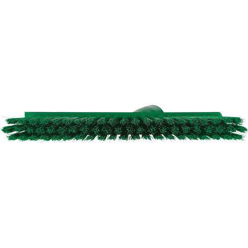 Balai biseaut&eacute; avec pas de vis inclin&eacute;, Crins Moyen, 10", Polyester, Vert Northern Industrial Supply Inc.