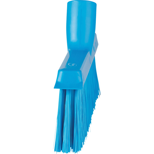 Balai biseaut&eacute; avec pas de vis inclin&eacute;, Crins Moyen, 10", Polyester, Bleu Northern Industrial Supply Inc.