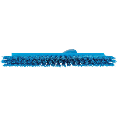 Balai biseaut&eacute; avec pas de vis inclin&eacute;, Crins Moyen, 10", Polyester, Bleu Northern Industrial Supply Inc.