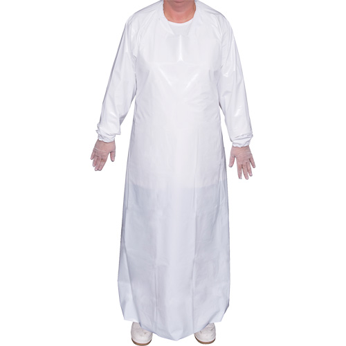 Blouse Top Dog de 6 mil, T-Grand, Blanc, Polyur&eacute;thane Northern Industrial Supply Inc.
