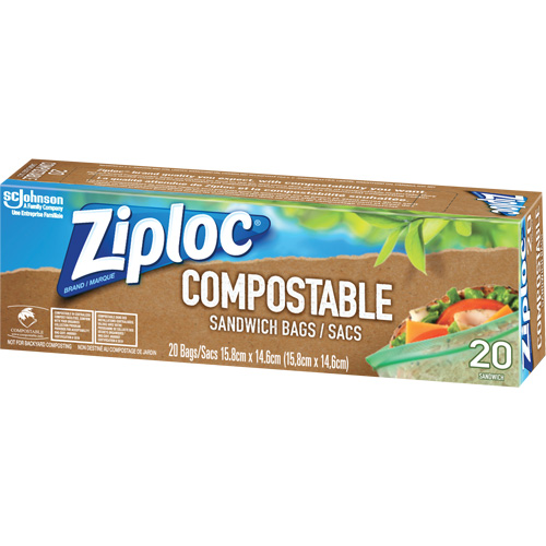 Ziploc&reg; Compostable Sandwich Bags Northern Industrial Supply Inc.