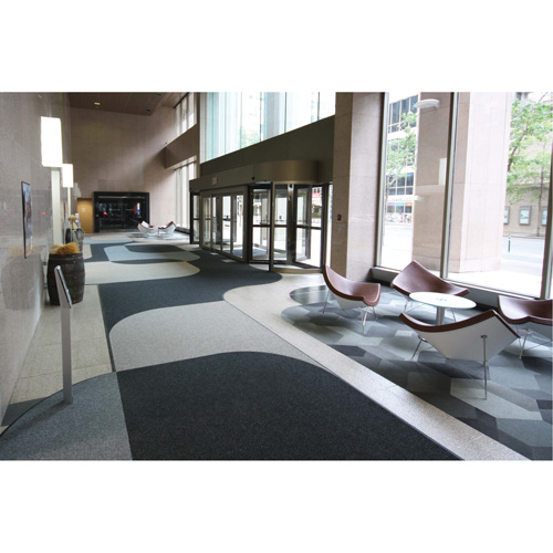 Tapis dentr&eacute;e Supreme Knob, Essuie-pieds/grattoir, 13-5/12' x 75-1/2' x 7/16", Charbon Northern Industrial Supply Inc.