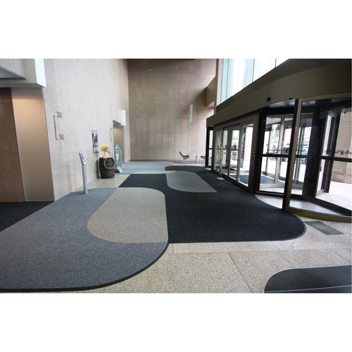 Tapis dentr&eacute;e Supreme Knob, Essuie-pieds/grattoir, 13-5/12' x 75-1/2' x 7/16", Charbon Northern Industrial Supply Inc.