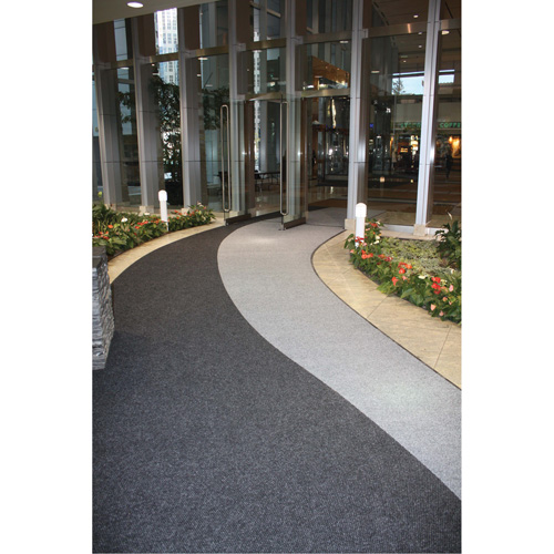 Tapis dentr&eacute;e Supreme Knob, Essuie-pieds/grattoir, 13-5/12' x 75-1/2' x 7/16", Charbon Northern Industrial Supply Inc.