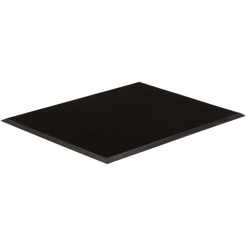 Gritstop Fingermat Entrance Matting, Rubber, Scraper Type, Finger Tip Style Pattern, 3' x 5', Black Northern Industrial Supply Inc.