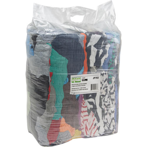 Recycled Material Wiping Rags, Cotton, Mix Colours, 25 lbs. Northern Industrial Supply Inc.