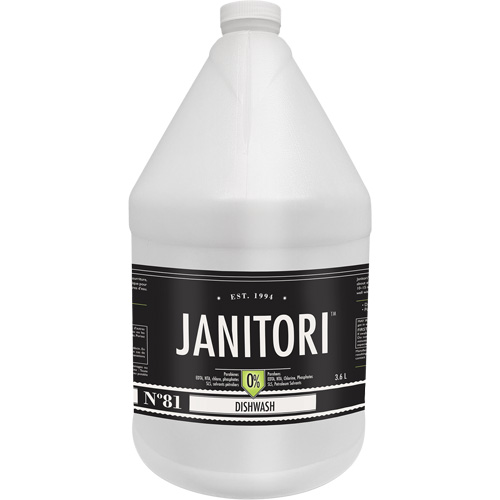 Janitori 81 Dishwash Cleaner, Liquid, 4 L Northern Industrial Supply Inc.
