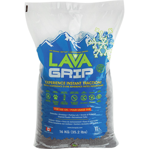 Aide &agrave; la traction LavaGrip, Taille du conteneur 35,3 lb (16 kg), Sac Northern Industrial Supply Inc.