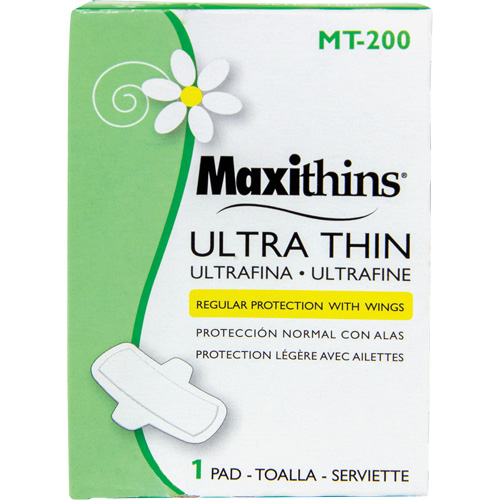 Serviettes Maxi Maxithins ultra minces avec ailes Northern Industrial Supply Inc.