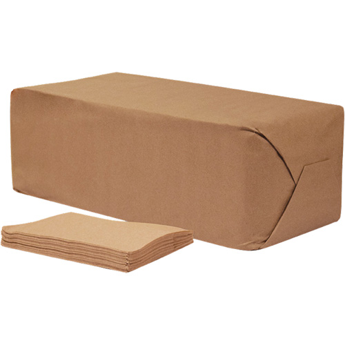 Pro Select&reg; Brown Napkins, 1 Ply, 12" x 12" Northern Industrial Supply Inc.