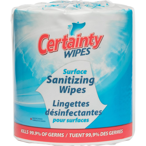 Lingettes d&eacute;sinfectantes pour surfaces, Pochette Northern Industrial Supply Inc.