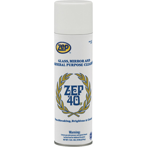 Non-Streaking Glass & Mirror Cleaner, 18 oz., Aerosol Can Northern Industrial Supply Inc.