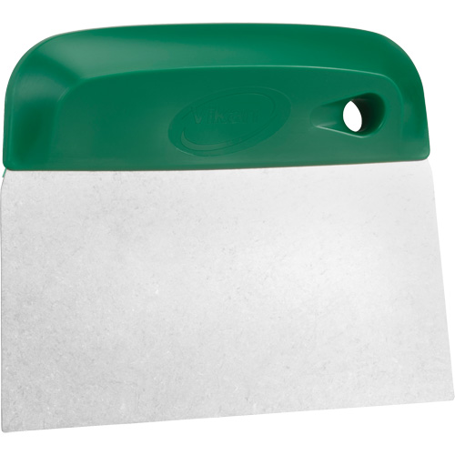 Flexible Stainless Steel Dough Cutter/Scraper, Green, 4-1/2" W x 5-3/4" L Northern Industrial Supply Inc.