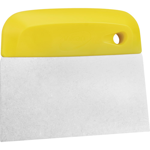 Flexible Stainless Steel Dough Cutter/Scraper, Yellow, 4-1/2" W x 5-3/4" L Northern Industrial Supply Inc.