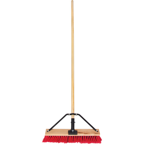 Balai-brosse &agrave; manche renforc&eacute;, 18", Moyen, Soies PVC Northern Industrial Supply Inc.
