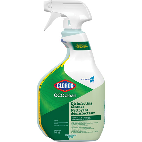 CloroxPro Clorox EcoClean Disinfecting Cleaner, 946 ml, Trigger Bottle Northern Industrial Supply Inc.