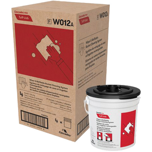 PRO Tuff-Job&reg; Refillable Bucket & Lid for W011 Wipers Northern Industrial Supply Inc.