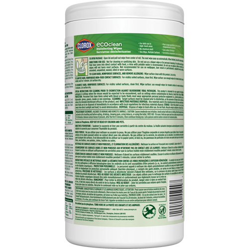 EcoClean Disinfecting Wipes, 75 Count Northern Industrial Supply Inc.