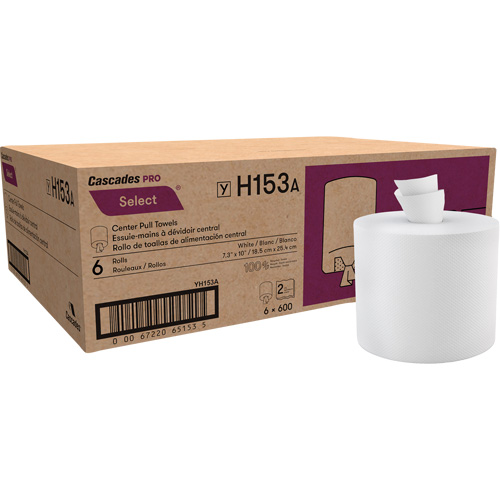 Paper Towel Roll, 2 Ply, Centre Pull, 550' L Northern Industrial Supply Inc.