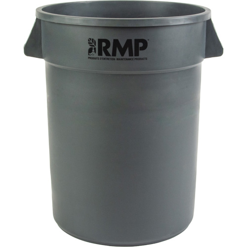 Garbage Bin, Polyethylene, 32 US gal. Northern Industrial Supply Inc.