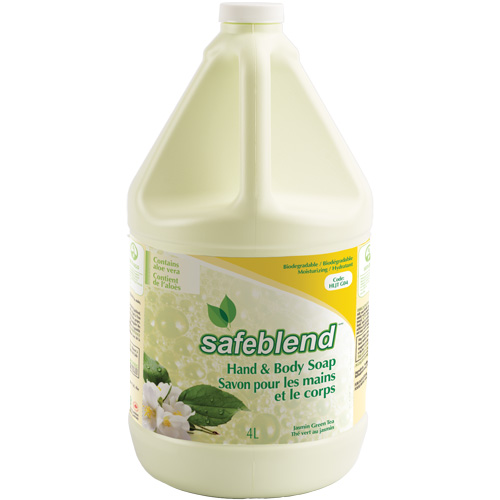 Savon pour les mains et le corps au th&eacute; vert et jasmin, Liquide, 4 L, Parfum&eacute; Northern Industrial Supply Inc.