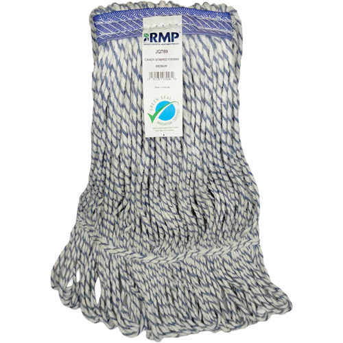 Candy-Striped Mop Head, Floor Finishing, Synthetic, Loop Style Northern Industrial Supply Inc.