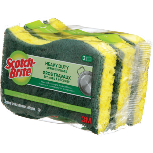 &eacute;ponge &agrave; r&eacute;curer pour les travaux intenses Scotch-Brite, &agrave; r&eacute;curer, 2-3/5" la x 4-2/5" l Northern Industrial Supply Inc.