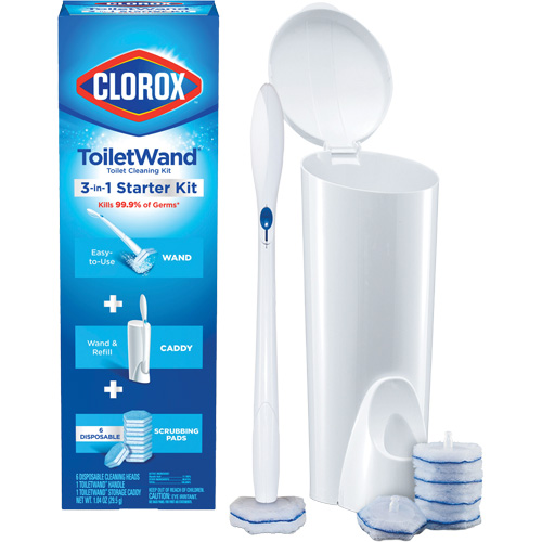 Disinfecting ToiletWand Disposable Cleaner 3-in-1 Starter Kit Northern Industrial Supply Inc.