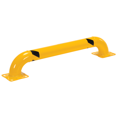 Low Profile Rack Guards, 4' W x 0.75' H, Yellow Northern Industrial Supply Inc.