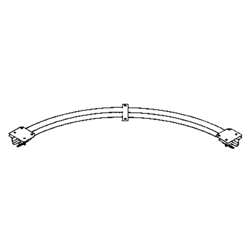 Ceiling Mounted 90° Curved Curtain Partition Track, 3' L Northern Industrial Supply Inc.