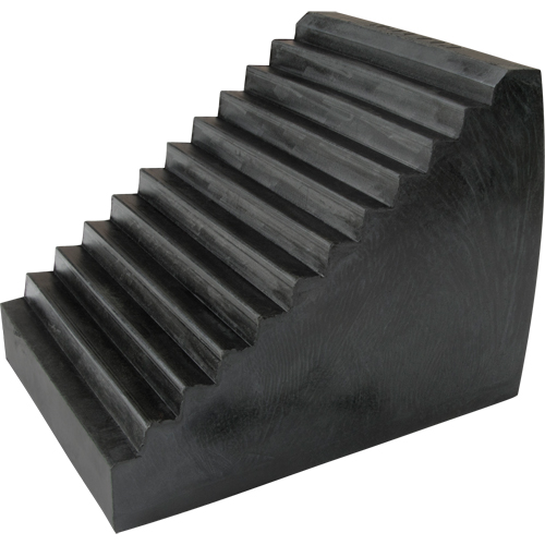 Wheel Chock, 9-1/2" x 6-1/2" x 7-1/2", Black Northern Industrial Supply Inc.