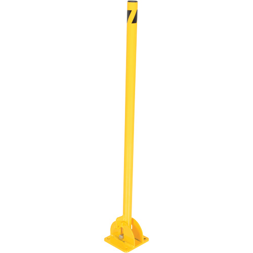 Butoirs repliables, Acier, 42" h x 1-3/4" la, Jaune Northern Industrial Supply Inc.