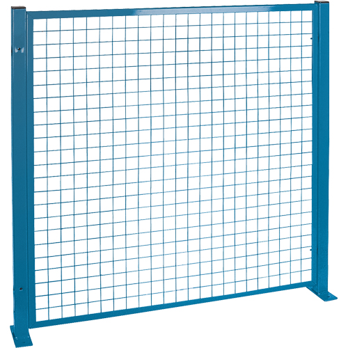 Protecteurs de p&eacute;rim&egrave;tre - Style treillis m&eacute;tallique, 4' h x 4' la, Bleu Northern Industrial Supply Inc.
