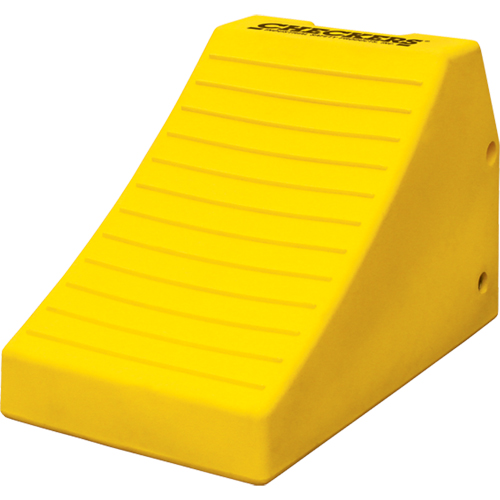 Cales-roue robustes, Polyur&eacute;thane, Jaune s&eacute;curit&eacute;, 14-1/2" la x 24-3/5" p x 16" h Northern Industrial Supply Inc.