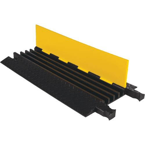 Yellow Jacket&reg; Heavy Duty Cable Protector, 4 Channels, 36" L x 17.5" W x 2" H Northern Industrial Supply Inc.