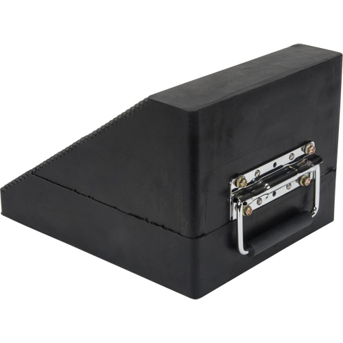 Wheel Chock, 10-5/8" x 8-5/8" x 7", Black Northern Industrial Supply Inc.