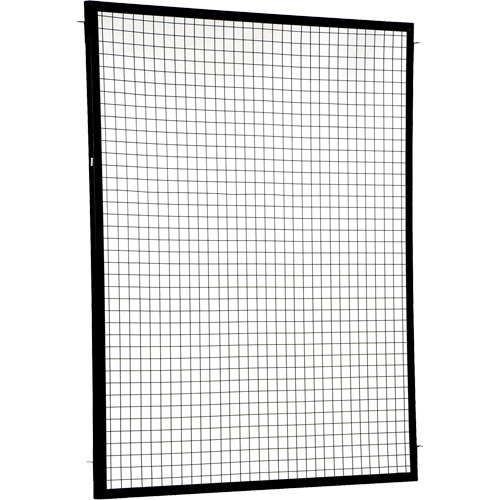 Panneau de protection p&eacute;rim&eacute;trique ajustable, 6' h x 5' la, Noir Northern Industrial Supply Inc.