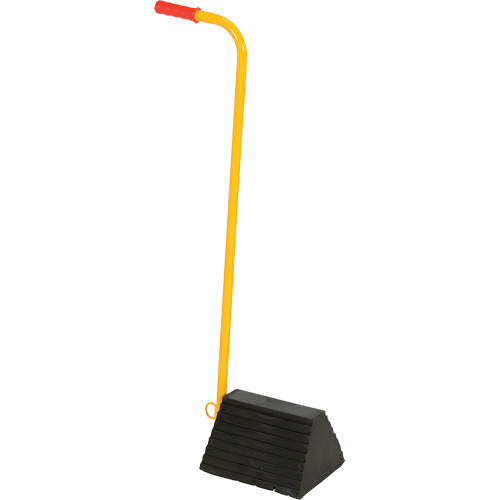Cale de roue avec poign&eacute;e ergonomique, 9-1/4" x 8" x 6", Noir Northern Industrial Supply Inc.