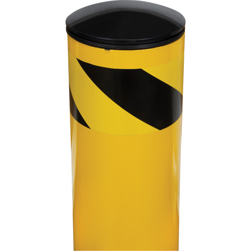 Safety Bollard, Steel, 36" H x 5-1/2" W, Yellow Northern Industrial Supply Inc.