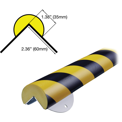 WPK-A+ Profile 1M Corner Protection Bumper Guard Wall Protection Kit Northern Industrial Supply Inc.