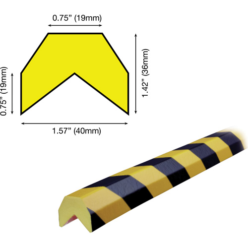 AA Profile 5M Corner Protection Bumper Guard Northern Industrial Supply Inc.