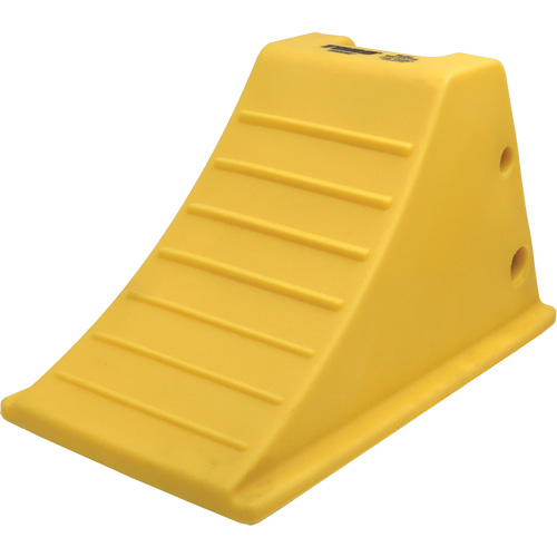 Cale-roue pour &eacute;quipement lourd de 75 tonnes avec crampons en aluminium, Ur&eacute;thane, Jaune Northern Industrial Supply Inc.