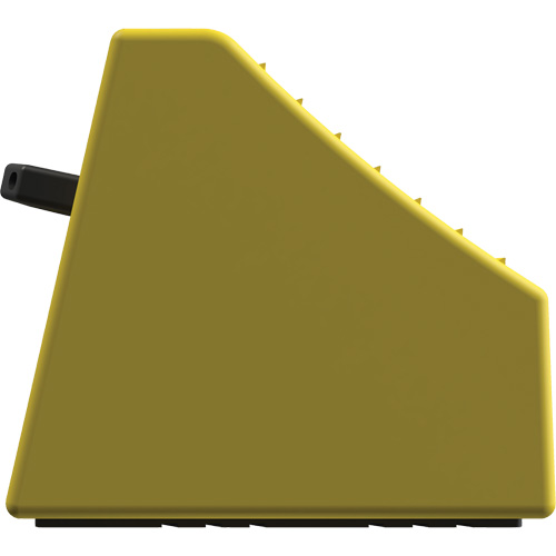 Cale de roue ultra-robuste pour l'exploitation mini&egrave;re Checkers Safety sans support, PEHD, Jaune, 14-1/2" la x 17-1/2" p x 16" h Northern Industrial Supply Inc.
