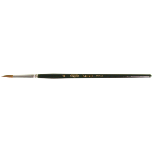 Pinceau d'artiste, Largeur de la brosse de 1/8", Martre rouge, Manche &agrave; Bois Northern Industrial Supply Inc.
