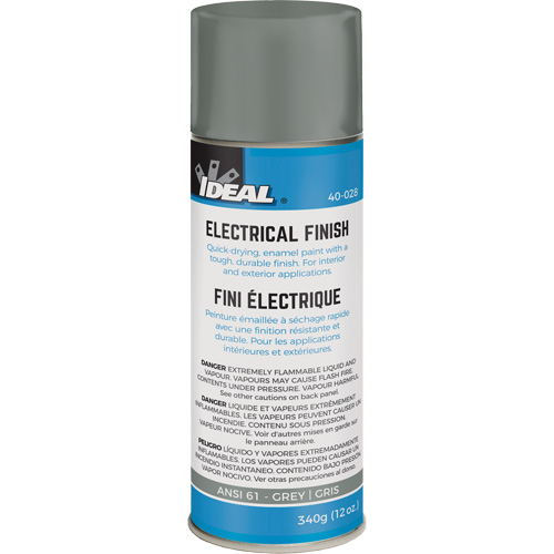 Spray Paint, Grey, Gloss, Aerosol Can Northern Industrial Supply Inc.