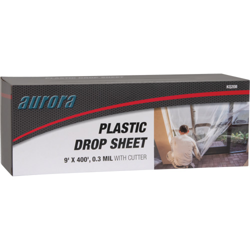 Toile de protection, 400' lo x 9' la, Plastique Northern Industrial Supply Inc.