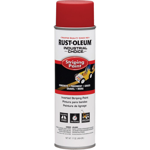 S1600 System Inverted Striping Paint, Red, Aerosol Can Northern Industrial Supply Inc.