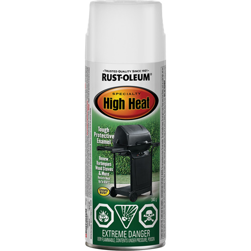 Specialty High Heat Enamel Spray Paint, Aerosol Can, White Northern Industrial Supply Inc.